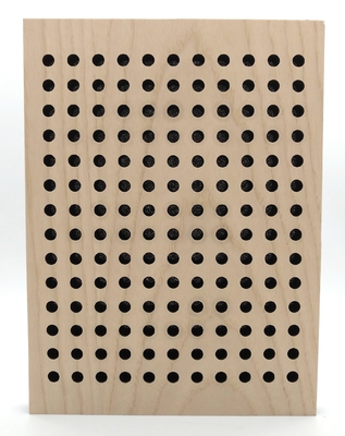Office Sound Absorption Wall Panel 16/16/6mm Perforated Acoustic Board