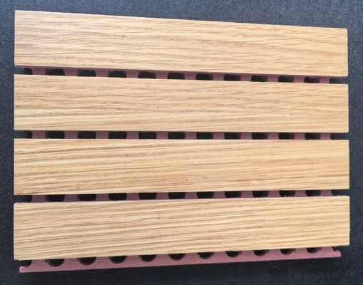 Grooved Pattern Timber Decorative Wall Panels Akupanel Felt Acoustic Board Easy Installation