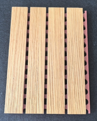 Grooved Pattern Timber Decorative Wall Panels Akupanel Felt Acoustic Board Easy Installation