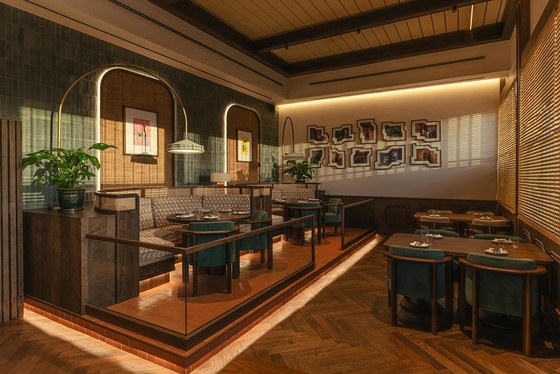 Hotel Resturant 2/2/0.5mm Microperforated Wall Panels Soundproofing Ceiling Board