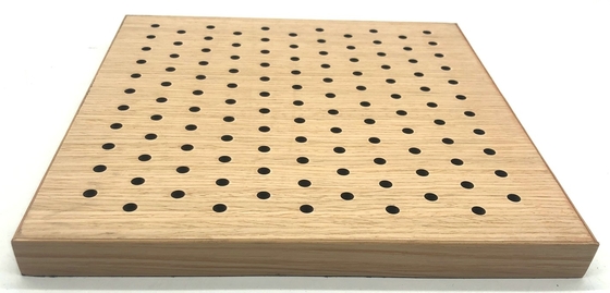 Office Wall Sound Absorption Wooden Perforated Acoustic Panel Soundproofing Board