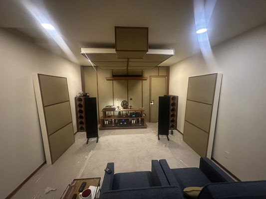 HIFI Studio Room Sound Absorbing Fabric Wrapped Acoustical Panels Soundproofing Board