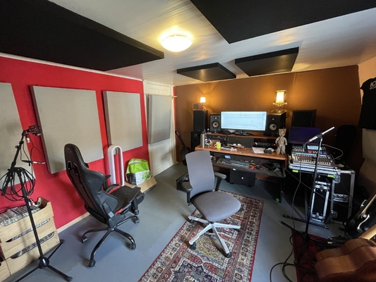 HIFI Studio Room Sound Absorbing Fabric Wrapped Acoustical Panels Soundproofing Board