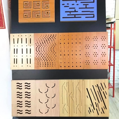 HIFI Studio Room Timber Perforated Acoustic Wall Panels Sound Absorption Board