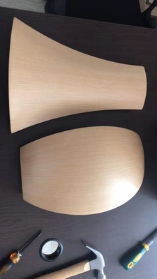 Training Room 3D Triangle Micro Perforated Acoustic Diffuser Ceiling Tile Wooden Sound Absorption