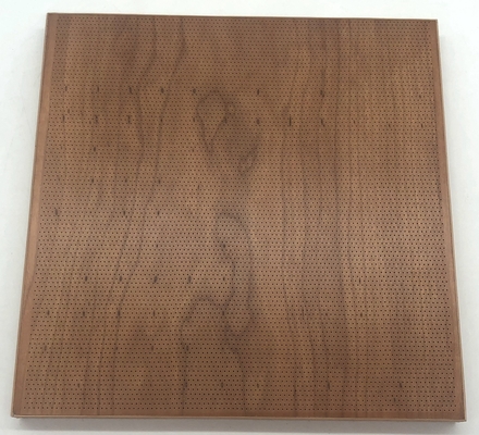 3D Triangle 2/2/0.5mm Ceiling Tiles NANO Microperforated Sound Absorption Acoustic Board