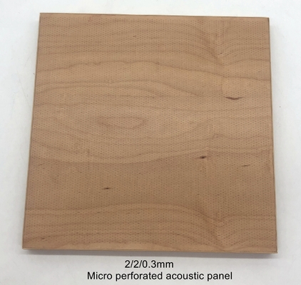 Music Hall 2/2/0.5mm NANO Microperforated Acoustic Panel Sound Absorption Wall Board