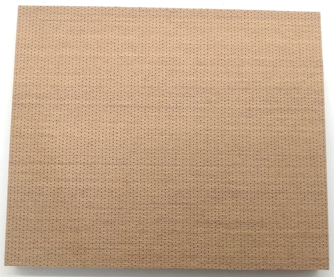 Office Lobby Decorative 2/2/0.5mm Microperforated Acoustic Panels Soundproofing Board