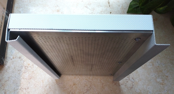 Open Office Seamless Metal Ceiling RAL9016 Microperforated Acoustic Panels Soundproof Board