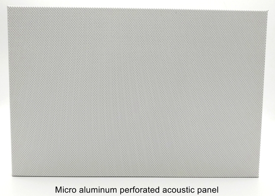 Open Office Seamless Metal Ceiling RAL9016 Microperforated Acoustic Panels Soundproof Board