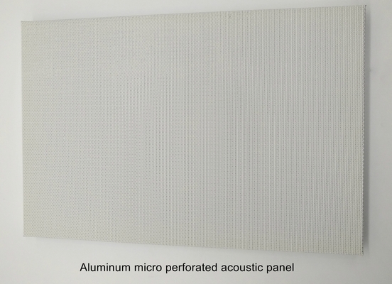 Open Office Seamless Metal Ceiling RAL9016 Microperforated Acoustic Panels Soundproof Board