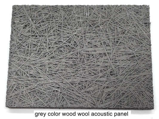 Class Room Ceiling Tile Hanging Suspened Sound Absorption Wood  Wool Acoustic Panel