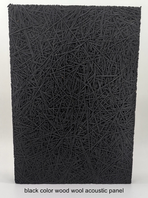 Class Room Ceiling Tile Hanging Suspened Sound Absorption Wood  Wool Acoustic Panel