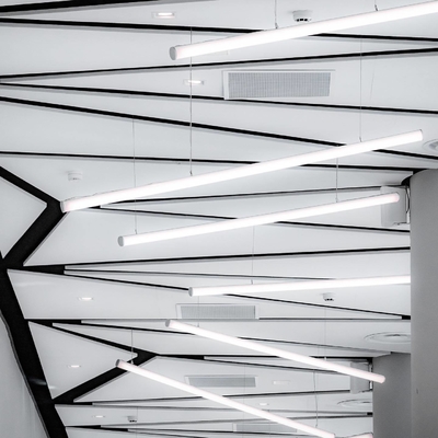 Ceiling Tiles Triangle Shape Aluminum Microperforated Acoustic Panels Soundproofing Board