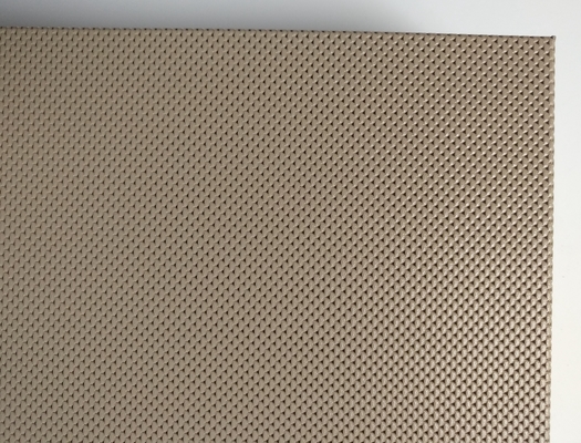 School Gym Open Ceiling Aluminum Microperforated Walnut Anti-Mould Acoustic Panel