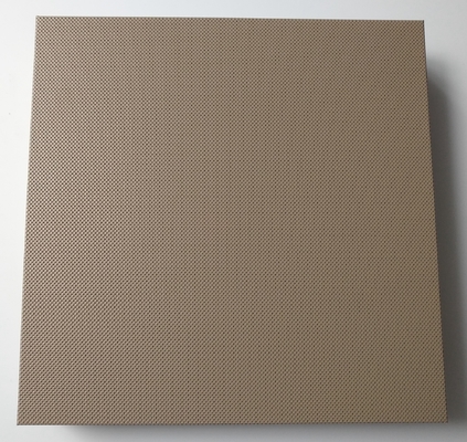 School Gym Open Ceiling Aluminum Microperforated Walnut Anti-Mould Acoustic Panel