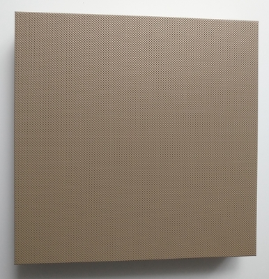 School Gym Open Ceiling Aluminum Microperforated Walnut Anti-Mould Acoustic Panel