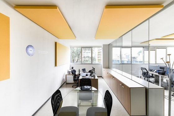 Office 50mm Thick Soundproofing Fabric Wrapped Acoustical Panels Absorbing Board