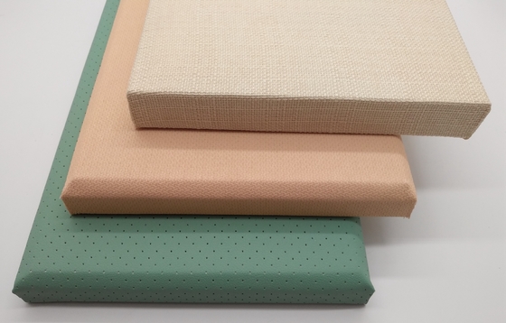 Office 50mm Thick Soundproofing Fabric Wrapped Acoustical Panels Absorbing Board
