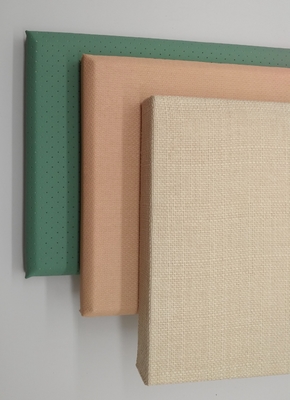 Office 50mm Thick Soundproofing Fabric Wrapped Acoustical Panels Absorbing Board