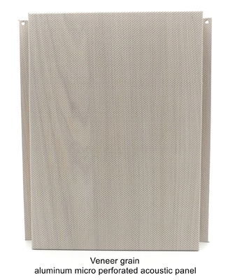 Seamless Metal Ceiling RAL9016 White Microperforated Acoustic Panels Soundproof Board