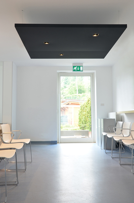 High Sound Asborption Office Ceiling Tiles Cement Board Wood Wool Acoustic Panels