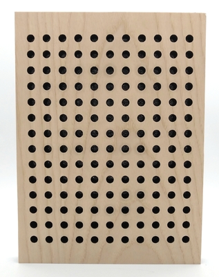 16/16/6mm Studio Room Formica Laminate Timber Perforated Acoustic Panels Wall Board
