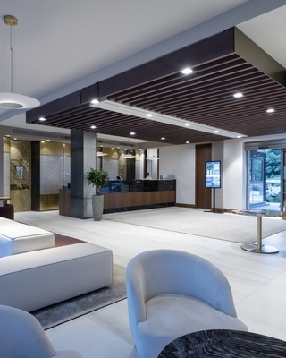 Offfice Ceiling Tiles Baffles 2/2/0.5mm NANO Microperforated Sound Absorption Acoustic Board