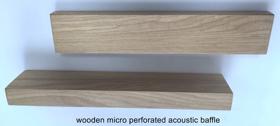 Offfice Ceiling Tiles Baffles 2/2/0.5mm NANO Microperforated Sound Absorption Acoustic Board