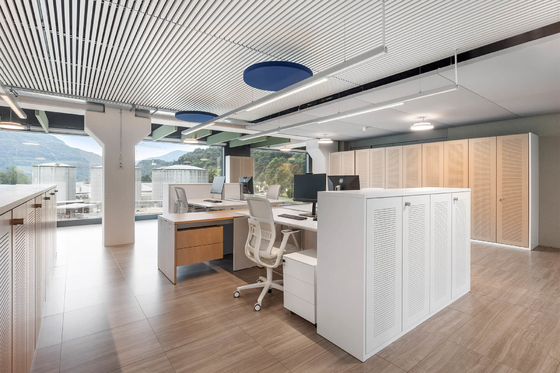 Seamless Sound Absorbing Suspended Ceiling Tiles Aluminum Microperforated Acoustic Panels