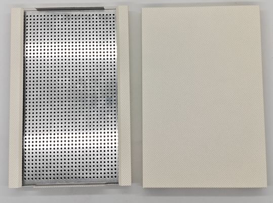 Seamless Sound Absorbing Suspended Ceiling Tiles Aluminum Microperforated Acoustic Panels
