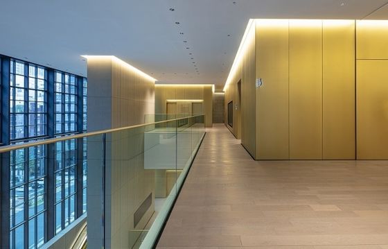 Seamless Sound Absorbing Suspended Metal Aluminum Microperforated Acoustic Panels