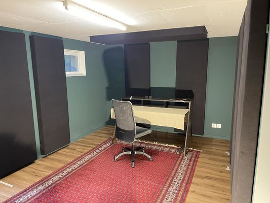 Music Room Wall Soundproofing Black Fabric Wrapped Acoustical Panels Absorbing Board
