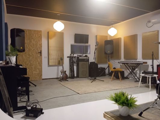 HIFI Studio Sound Absorbing Fabric Wrapped Acoustic Wall Panels Soundproofing Board