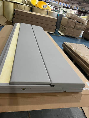 Auditorium Sound Absorbing Suspended 50mm Decorative Fabric Wrapped Acoustical Panels