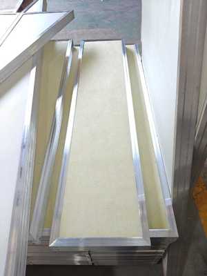 Auditorium Sound Absorbing Suspended 50mm Decorative Fabric Wrapped Acoustical Panels