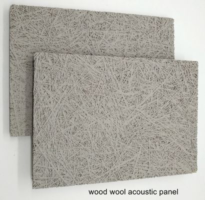 RAL painting cement wood wool acoustic panel office wall sound absorbing board
