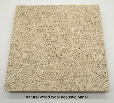 RAL painting cement wood wool acoustic panel office wall sound absorbing board