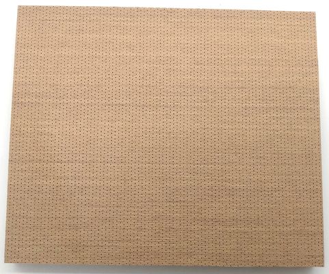 Hotel Theater Veneer Wood Micro Perforated Acoustic Panel Wall Sound Absorption Interior Board
