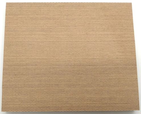 Hotel Theater Veneer Wood Micro Perforated Acoustic Panel Wall Sound Absorption Interior Board