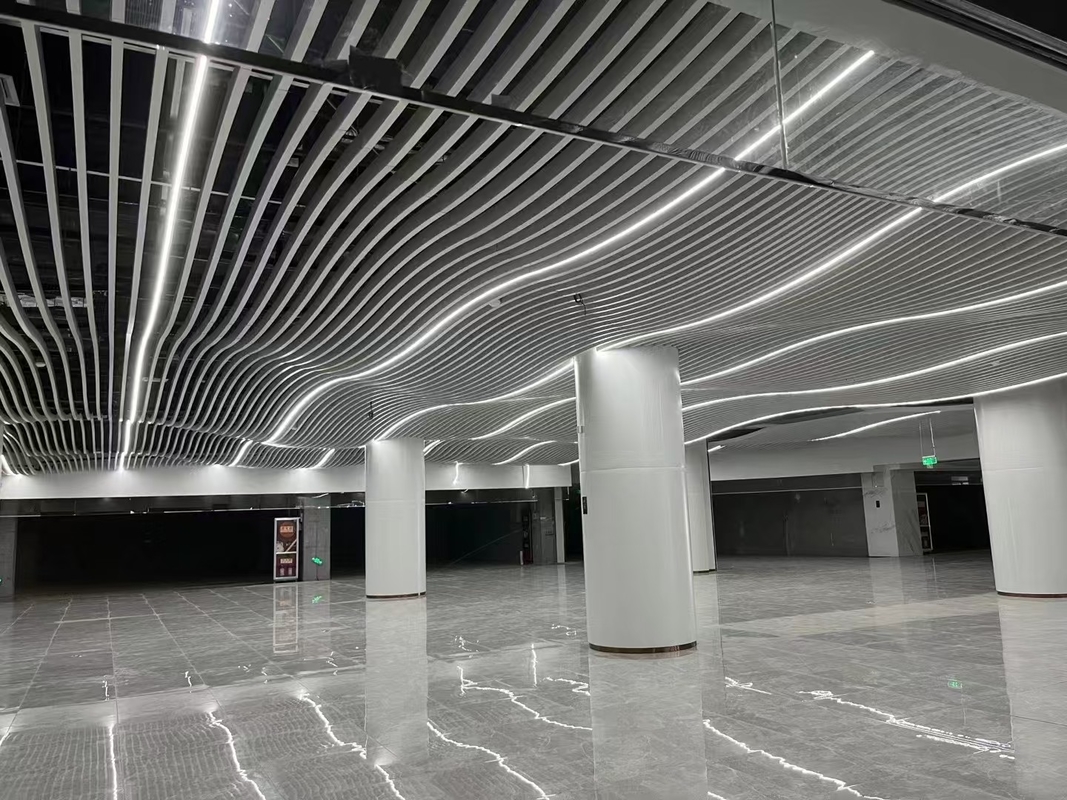 Metalworks Linear Ceiling Planks Panels Baffles Aluminum Composite Sound Absorption Board