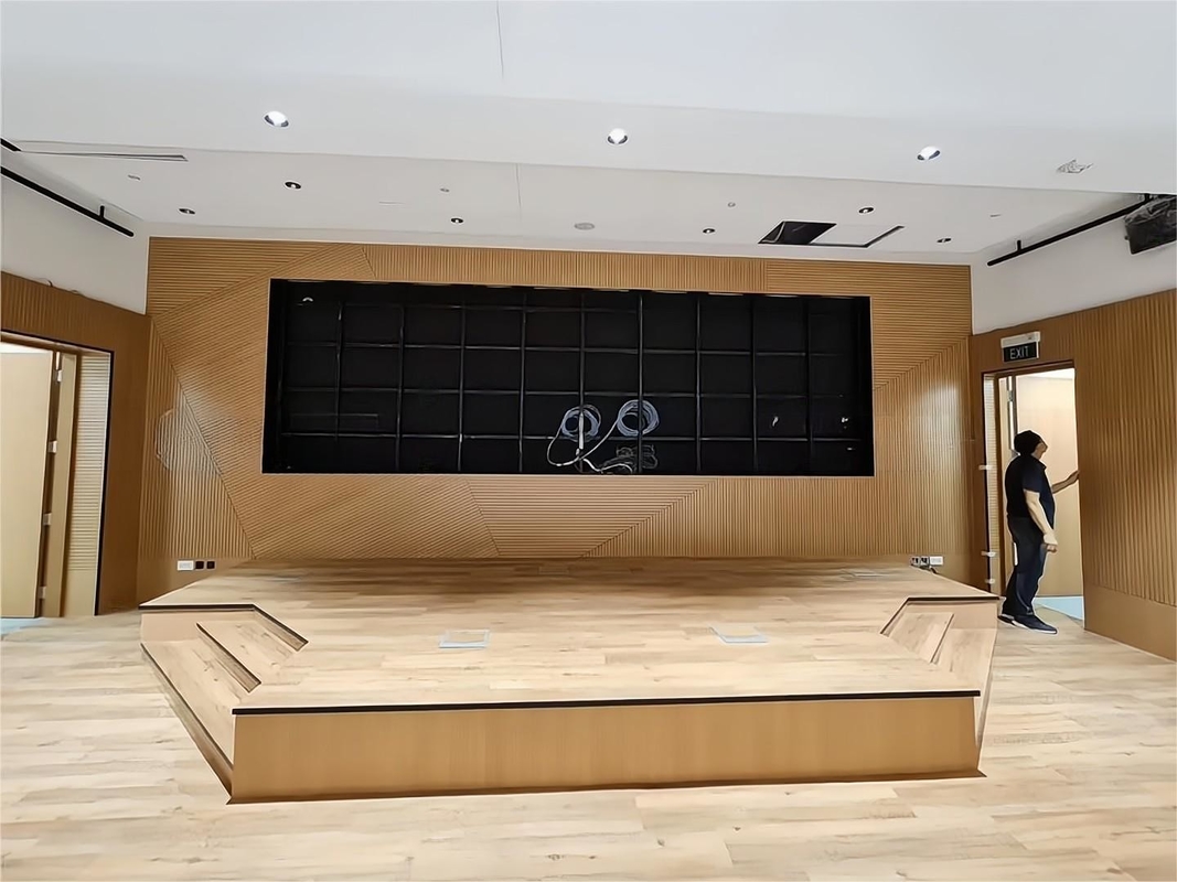 2440*128*16mm Grooved Decorative Wood Acoustic MDF Wall Panels Soundproofing Board