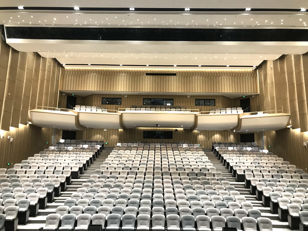 2/2/0.5mm Diffuser Auditorium Microperforated Wooden Sound Absorbing Wall Acoustic Panels