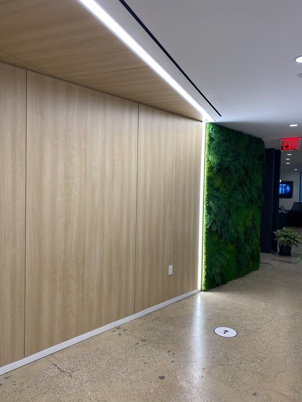 Seamess Woodgrain Aluminium Panels Microperforated Metal Wall Soundproofing Board