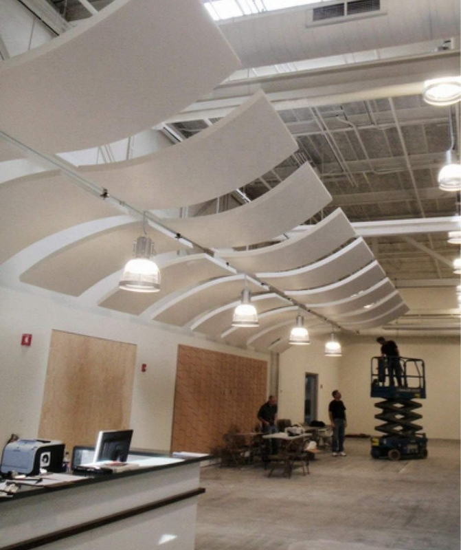 Non-combustible Ceiing Tile Metal Baffle Microperforated Acoustic Panel Soundproof Board