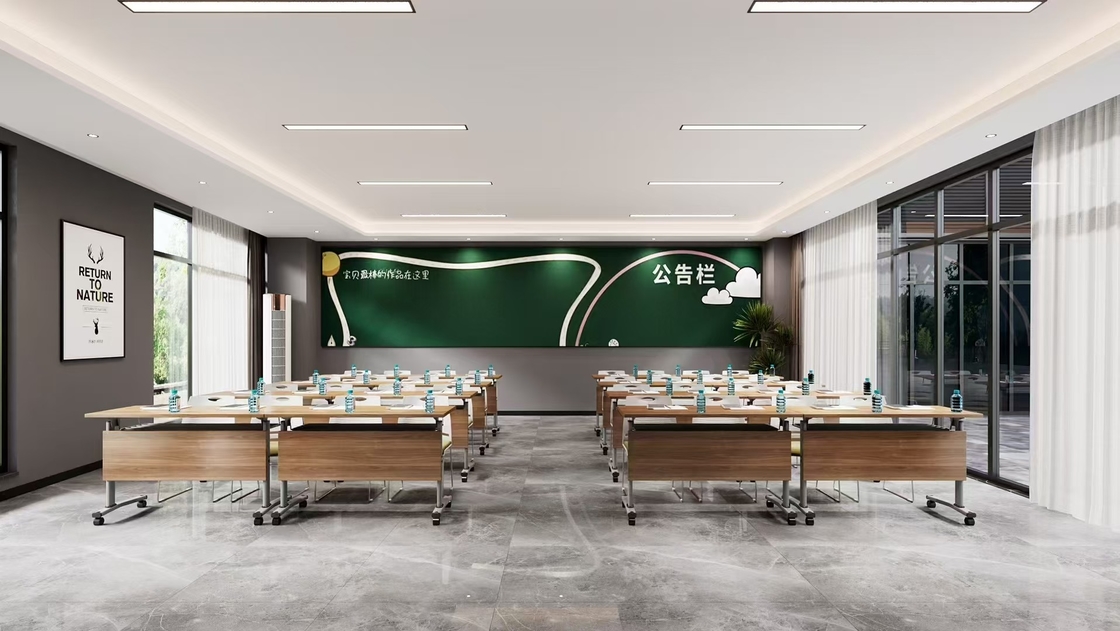 Conference Hall Ceiling Tile 2/2/0.5mm Microperforated Acoustic Panels Soundproofing Board