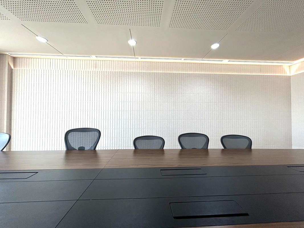 16/16/8mm Office Meeting Room Ceiling Tile Perforated Acoustic Panel Sound Absorption Board