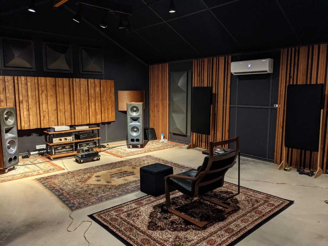 HIFI Studio Room Customized Wooden Slot Acoustic Wall Panels Sound Absorption Board