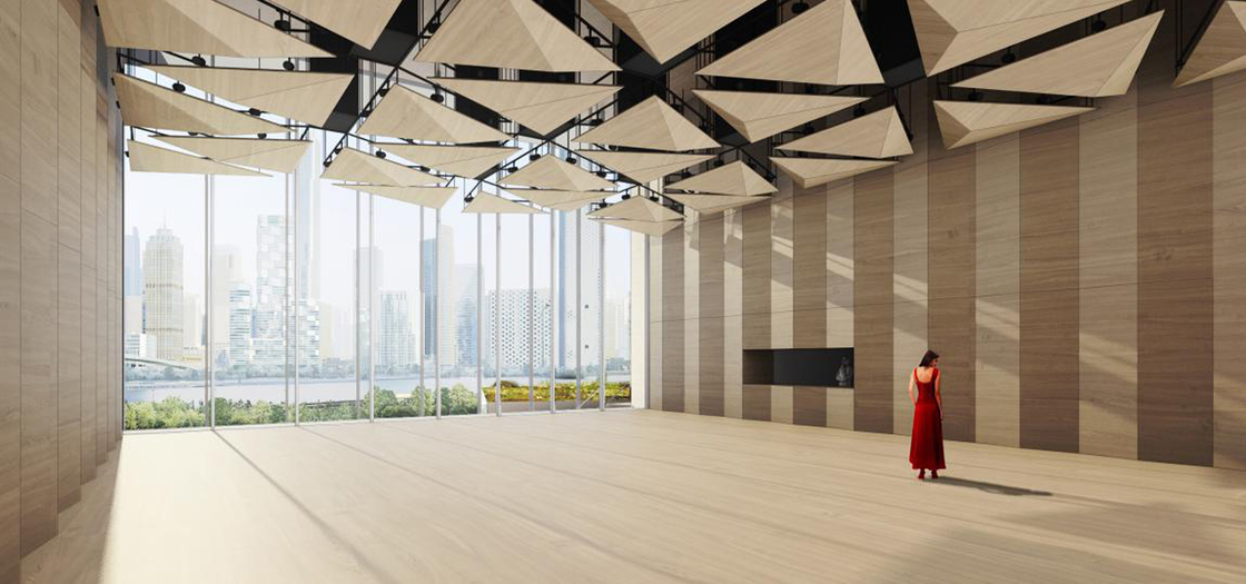 3D Triangle 2/2/0.5mm Ceiling Tiles NANO Microperforated Sound Absorption Acoustic Board