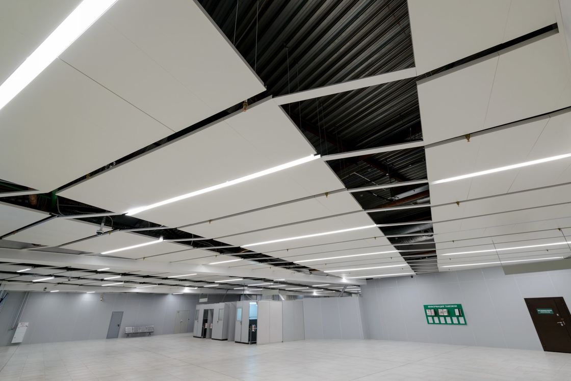 Seamless Sound Absorbing Suspended Ceiling Tiles Aluminum Microperforated Acoustic Panels